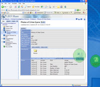 LEO Share Screen Shot - Database Entry Drag & Drop